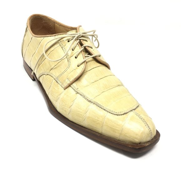 Belvedere Oxfords Shoes Size 9.5 Yellow Crocodile main image 6